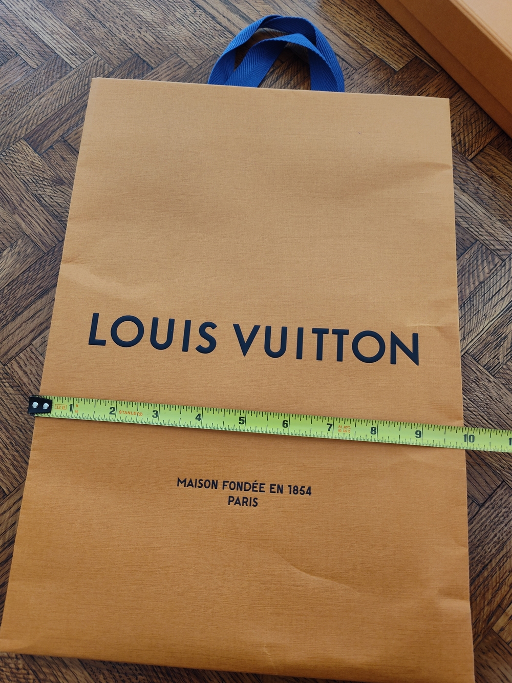 Authentic LOUIS VUITTON Magnetic Gift Box Shopping Bag Ribbon Card Receipt - Picture 9 of 11
